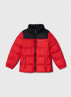 Columbia geaca copii U Puffect Jacket culoarea rosu