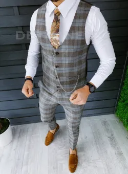 Compleu barbati Vesta + Pantaloni ZR A8720 O2-4.2