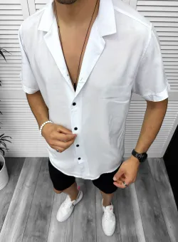 Compleu de vara camasa imprimeu + pantaloni 13079