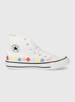 Converse tenisi copii culoarea alb