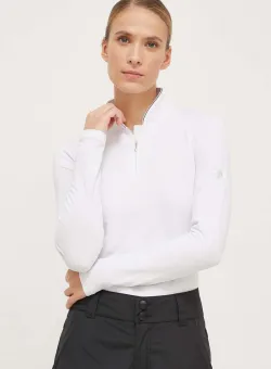 Descente longsleeve funcțional Carla culoarea alb