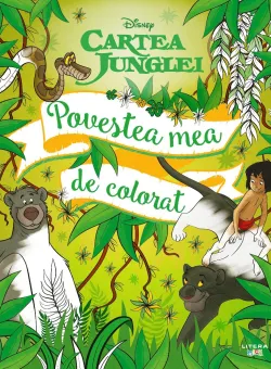 Disney, Cartea Junglei. Povestea mea de colorat 