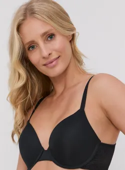 Dkny Sutien culoarea negru, material neted