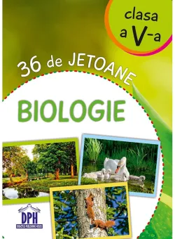 Editura DPH, Biologie - 36 de jetoane - clasa a V-a