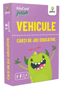 Editura Gama, Carti de joc educative Junior, Vehicule