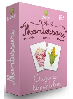 Editura Gama, Carti de joc educative Montessori Seria 3, Originea alimentelor