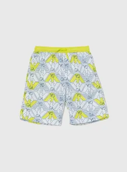 Emporio Armani pantaloni scurti de baie copii culoarea galben
