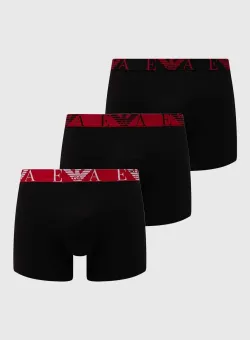 Emporio Armani Underwear boxeri 3-pack barbati, culoarea negru, 111473 4F715