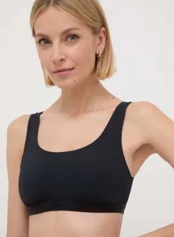 Emporio Armani Underwear sutien culoarea negru, neted, 164232 3F204