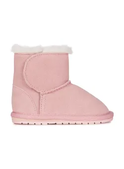 Emu Australia cizme de zapada din piele intoarsa Toddle culoarea roz