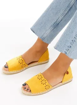 Espadrile dama Want-It galbene