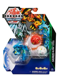 Figurina Bakugan Evolutions, Starter Pack 3 piese, Sairus Ultra, S4, 20135107