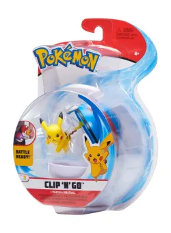Figurina in bila Clip N Go Pokemon S2 - Pikachu si Great Ball