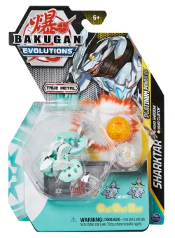 Figurina metalica Bakugan Evolutions, Platinum Power Up S4, Sharktar, 20138085
