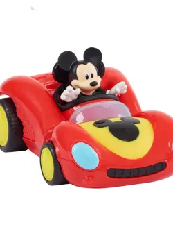 Figurina Mickey Mouse cu masina de curse, 38757