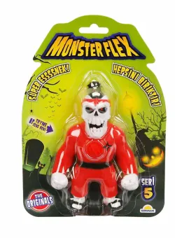 Figurina Monster Flex, Monstrulet care se intinde, S5, Karate Skull