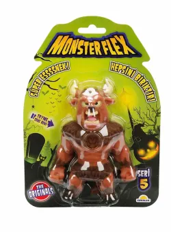 Figurina Monster Flex, Monstrulet care se intinde, S5, Minotaurus
