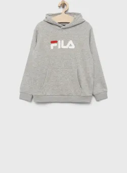 Fila bluza copii culoarea gri, cu imprimeu