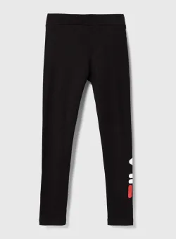 Fila leggins copii culoarea negru, cu imprimeu