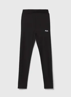Fila leggins copii culoarea negru, neted