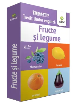 Fructe si legume, Invat limba engleza, Bingoletto