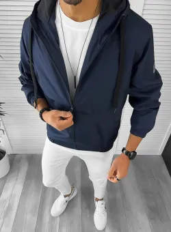 Geaca barbati de toamna bleumarin 12982 N3-4.1