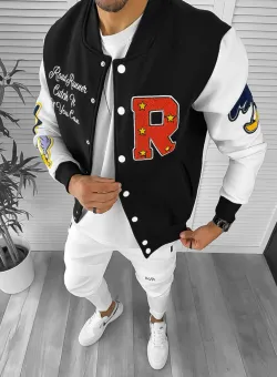 Geaca barbati de toamna cu imprimeu cu defect K185 O3-4.2