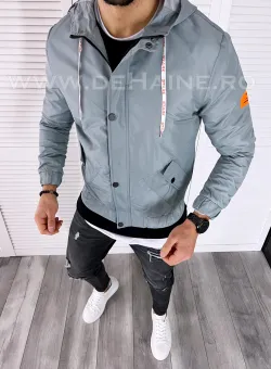 Geaca barbati de toamna gri B6857 13-5