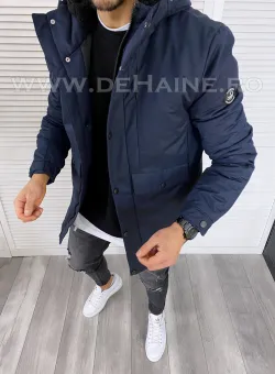 Geaca barbati groasa bleumarin 3522 D1-3