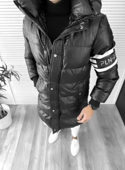 Geaca barbati groasa neagra de iarna 9025 E/**