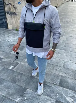 Geaca barbati primavara gri B3979 D3-1.2