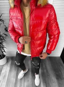 Geaca barbati rosie de iarna 2220 67-3