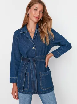 Geaca blugi albastra Jocelyn