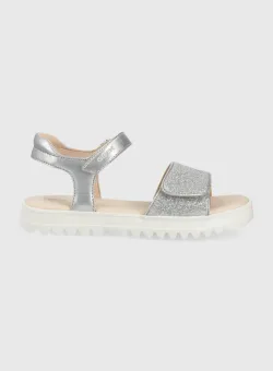 Geox sandale copii culoarea argintiu