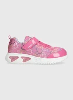 Geox sneakers ASSISTER x Disney culoarea roz
