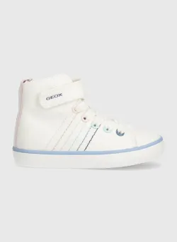 Geox tenisi copii GISLI culoarea alb