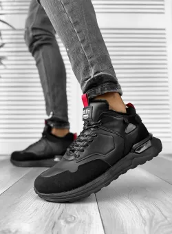 Ghete barbati negre A67 T53-3