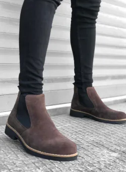 Ghete barbati piele intoarsa eco 12208 T58-1