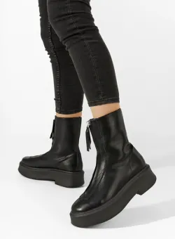 Ghete cu platformă Ventola negre