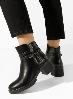 Ghete cu toc Savina negre