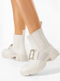 Ghete damă albe Giorada