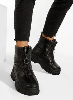 Ghete dama iarna negre Fergie