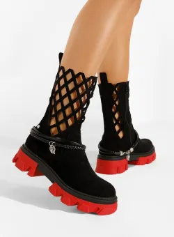 Ghete dama toamna negre Lebrisa