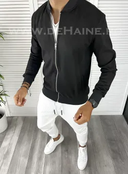 Hanorac barbati negru slim fit K304 P18-5.3
