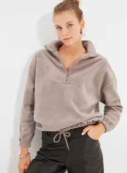 Hanorac dama Gabrielle gri