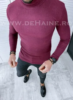 Helanca barbati grena slim fit ZR B3310 V1