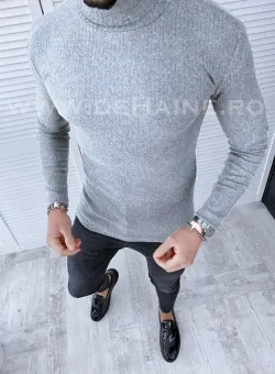 Helanca barbati slim fit gri deschis B3310 P19-1.3