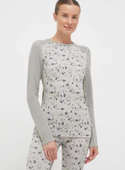 Helly Hansen longsleeve funcțional LIFA MERINO culoarea verde, 49379