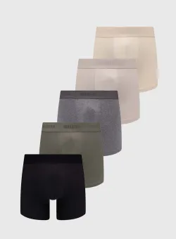 Hollister Co. boxeri 5-pack barbati, culoarea bej, KI314-4013