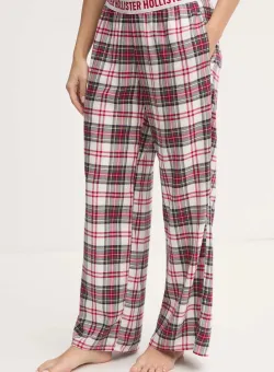 Hollister Co. pantaloni de pijama femei, culoarea bej, KI346-4047